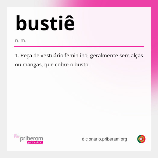 Significado de bustiê