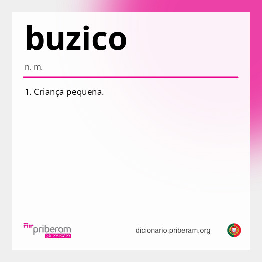Significado de buzico