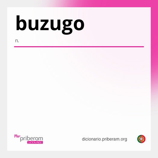 Significado de buzugo