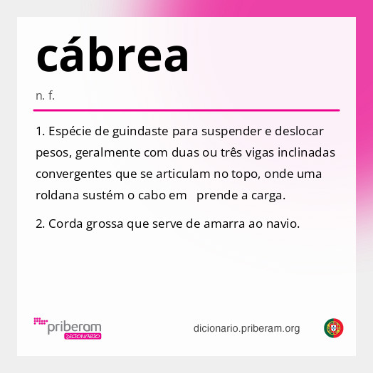 Significado de cábrea