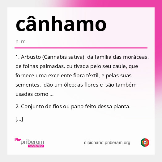 Significado de cânhamo