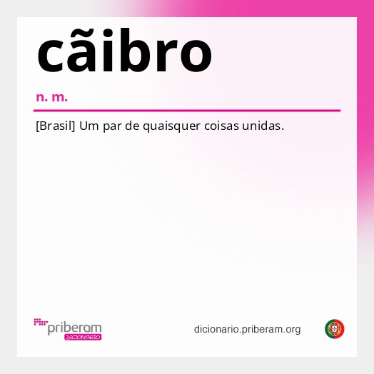 Significado de cãibro