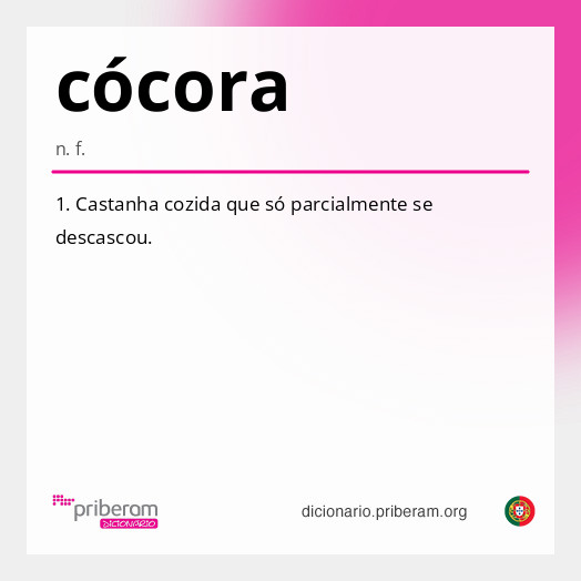 Significado de cócora