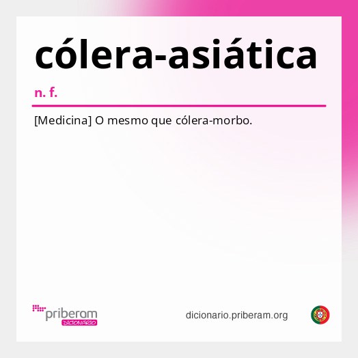 Significado de cólera-asiática