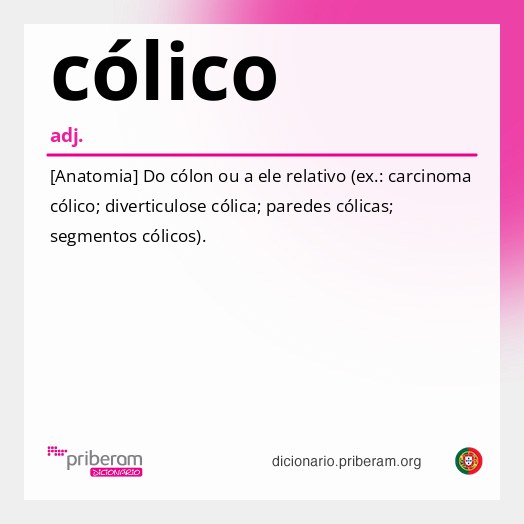 Significado de cólico