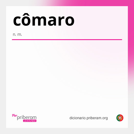 Significado de cômaro