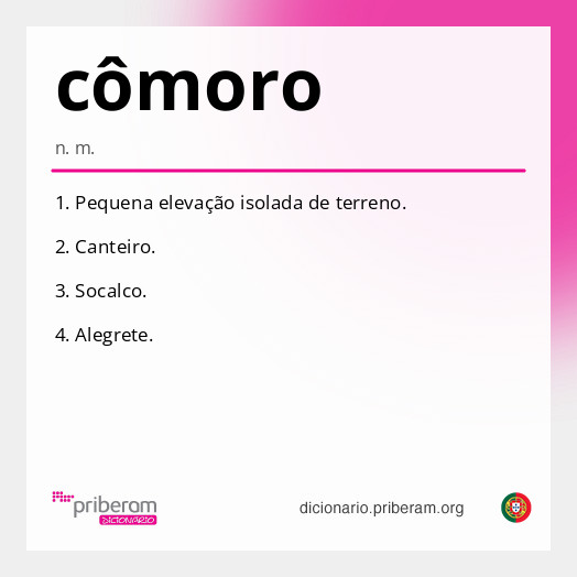 Significado de cômoro