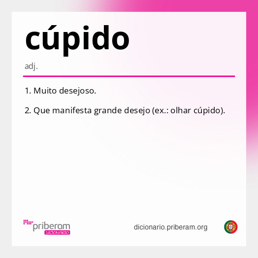Significado de cúpido