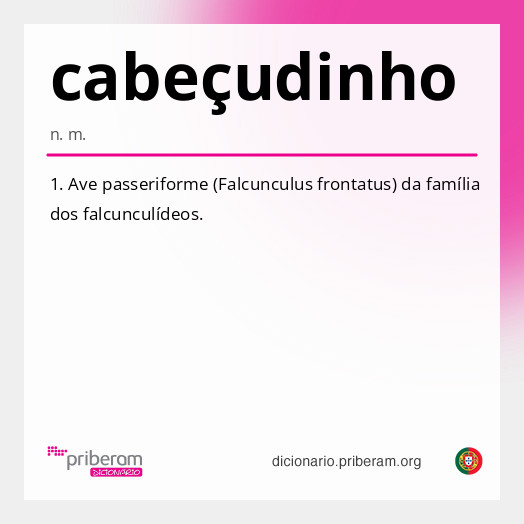 Significado de cabeçudinho
