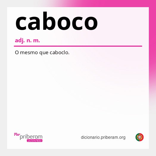 Significado de caboco