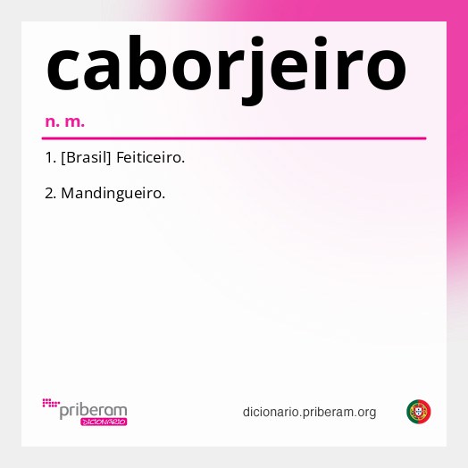 Significado de caborjeiro