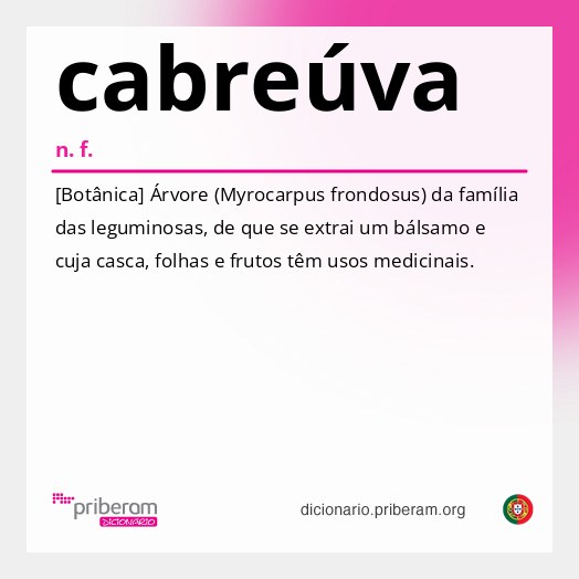 Significado de cabreúva