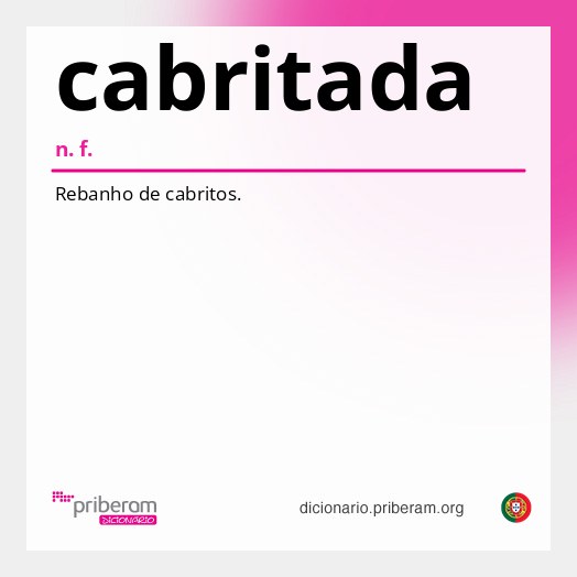 Significado de cabritada