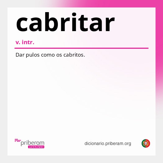 Significado de cabritar