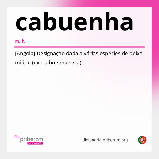 Significado de cabuenha