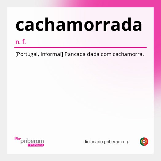 Significado de cachamorrada