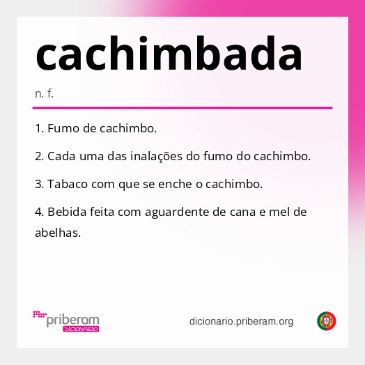Significado de cachimbada
