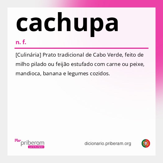 Significado de cachupa