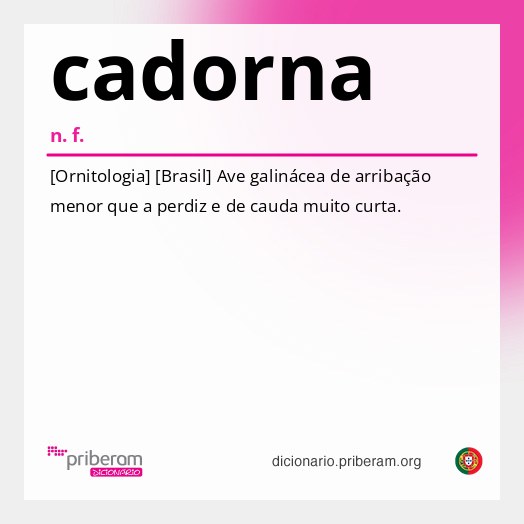 Significado de cadorna