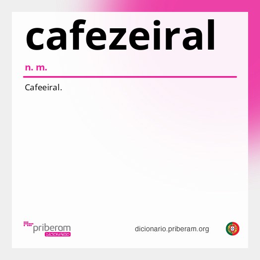 Significado de cafezeiral