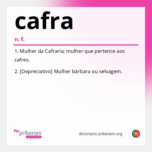 Significado de cafra