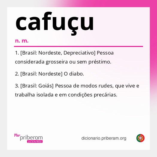 Significado de cafuçu