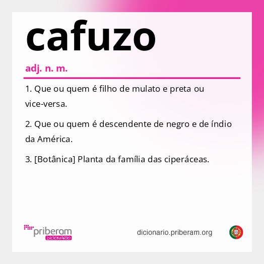 Significado de cafuzo