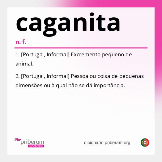 Significado de caganita