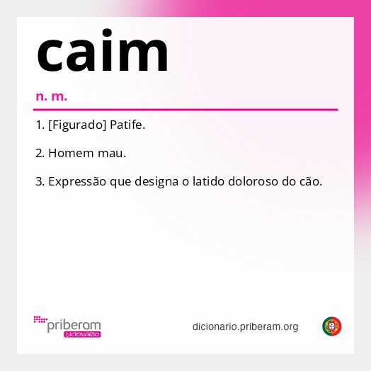 Significado de caim