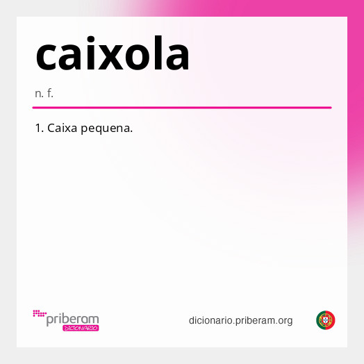 Significado de caixola