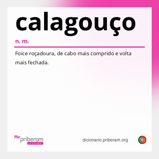 Significado de calagouço