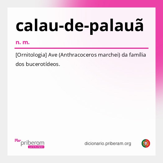 Significado de calau-de-palauã