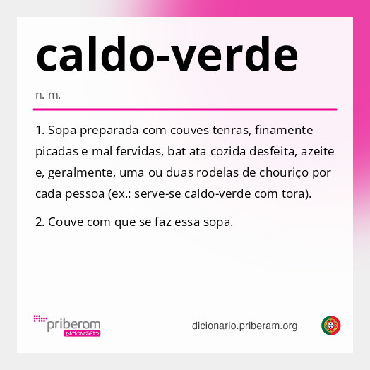 Significado de caldo-verde
