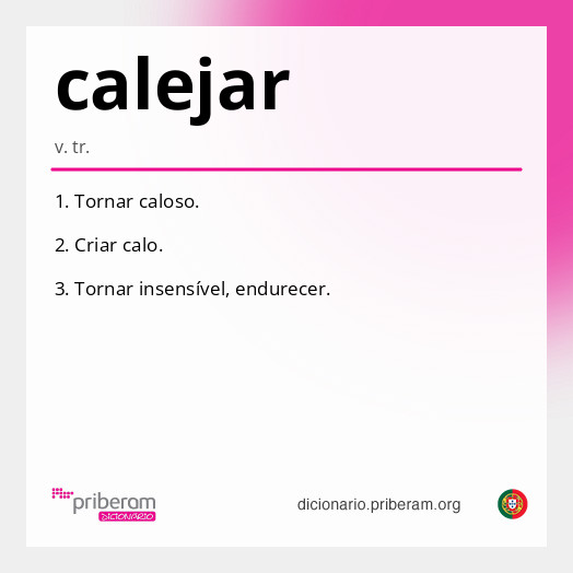 Significado de calejar