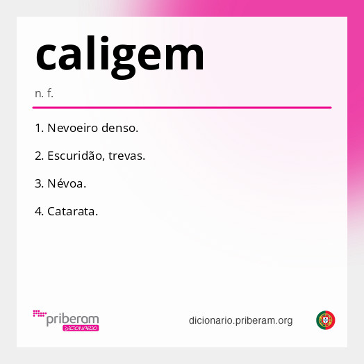 Significado de caligem