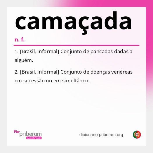 Significado de camaçada