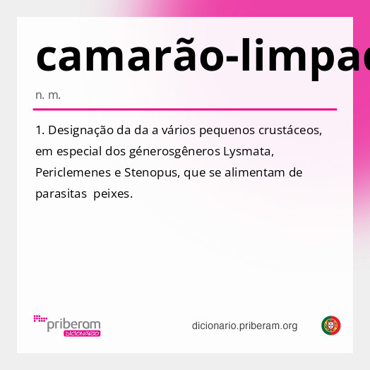 Significado de camarão-limpador