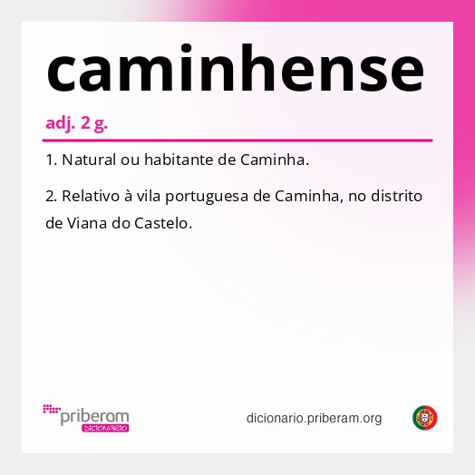 Significado de caminhense