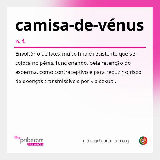 Significado de camisa-de-vénus