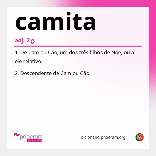 Significado de camita