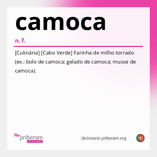 Significado de camoca