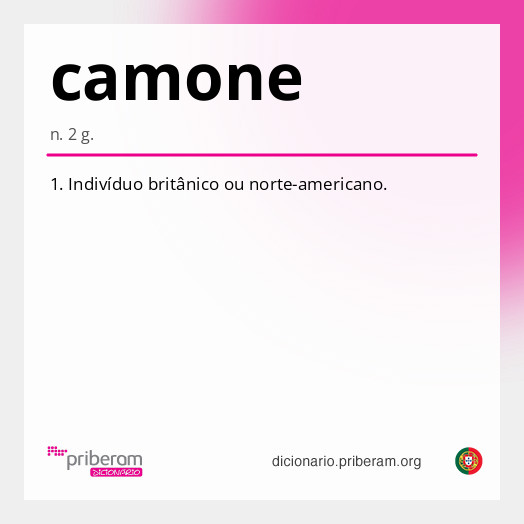 Significado de camone
