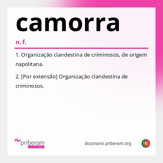 Significado de camorra