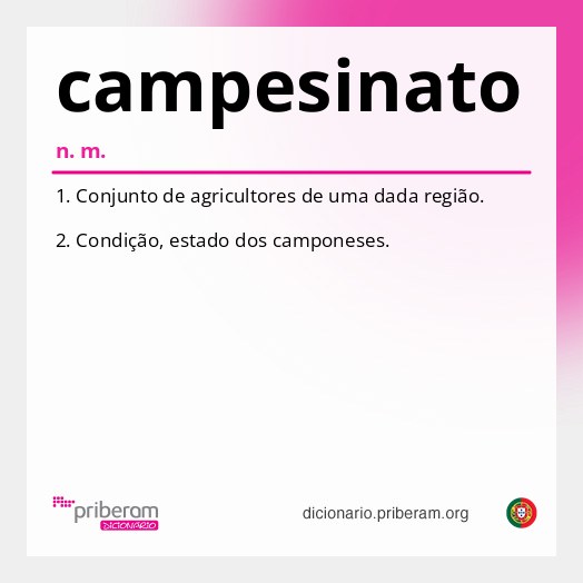 Significado de campesinato