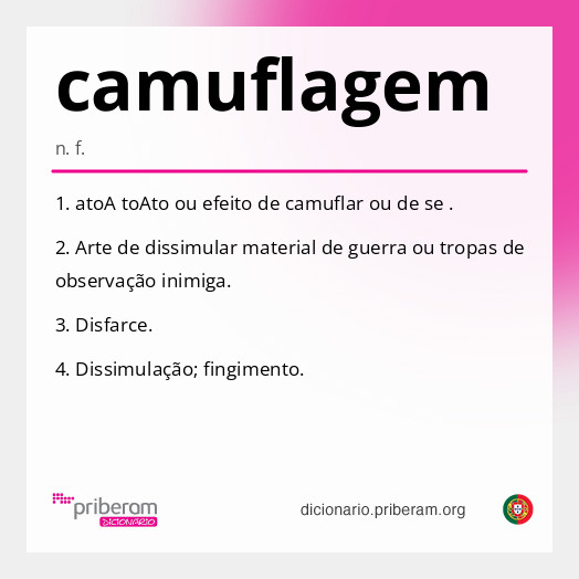 Significado de camuflagem