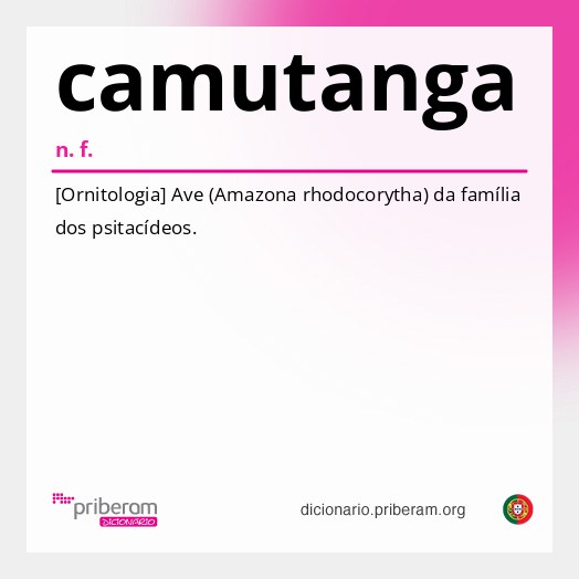 Significado de camutanga