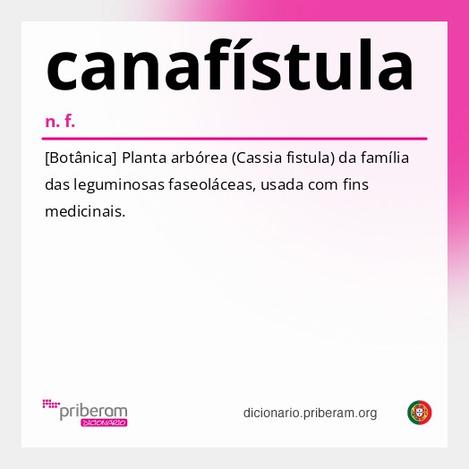 Significado de canafístula