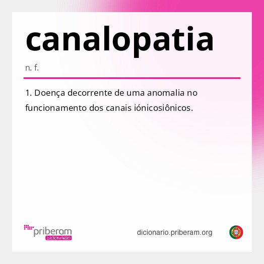 Significado de canalopatia