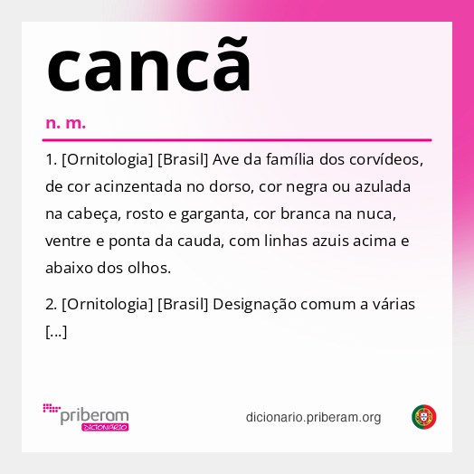 Significado de cancã