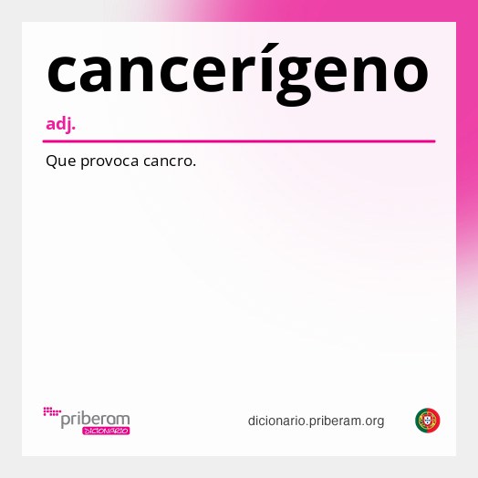 Significado de cancerígeno